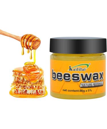 Beeswax Furniture Polish - Natural Furniture Care Polishing Beewax Wood Furniture Cleaner and Polish for Furniture Floor Tables and Cabinets 80g - Buy Online on GoSupps.com