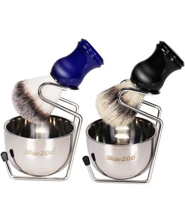 Minkissy Men's Grooming Set - 3 Razor Bowls Shoe Polisher Facial Cleaning Brushes for Suits | Premium Men's Care Essentials - Buy Online on GoSupps.com