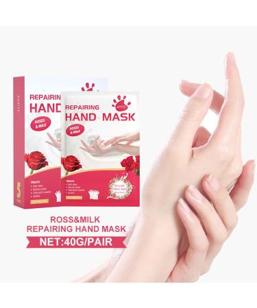 Hand Spa Mask for Dry, Aging Hands - Moisturizing Gloves for Intense Skin Repair - 5 Pairs - Buy Online on GoSupps.com