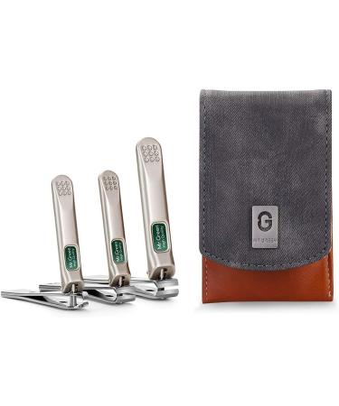 3 pcs Nail clippers set stainless steel nail clippers & slant edg Toenail Clipper Cutter for men and women Mr-6038 - Buy Online on GoSupps.com