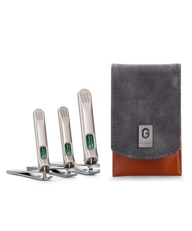 3PCS Stainless Steel Nail Clippers Set for Men and Women - Professional Toenail Clipper Cutter - MR-6038 - Buy Online on GoSupps.com