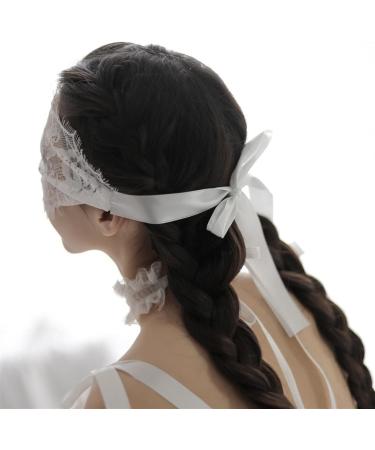 Lace Eye Mask for Women - Black Hollow Out Bandage Blindfold for Costumes Accessories - Buy Online on GoSupps.com