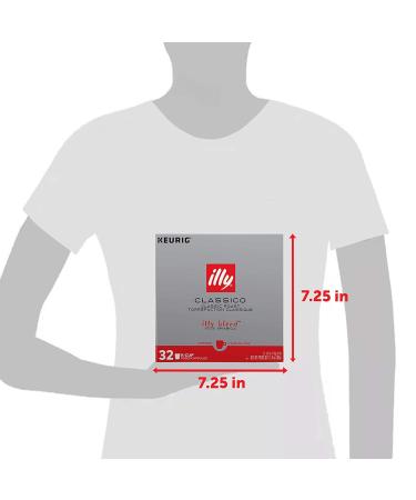 illy Classico Medium Roast 100% Arabica Bean K Cup Pods - 32 Count Pack - Buy Online on GoSupps.com