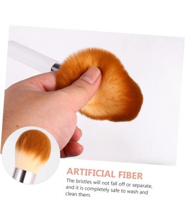 Ipetboom White Foundation Makeup Brush Foundation Brush Cosmetic Blush Artificial Fiber White Makeup Brush Tool - Buy Online on GoSupps.com