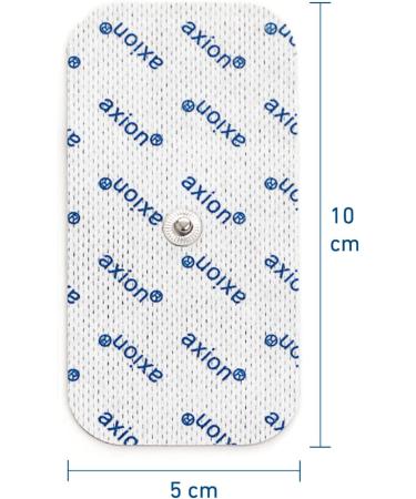 12 Set Electrodes 10x5 cm for TENS & EMS Devices | Reusable Adhesive Pads | Compatible with Sanitas SEM 40.41 & Beurer EM 40.41 | Cert. Medical Device Axion - Buy Online on GoSupps.com