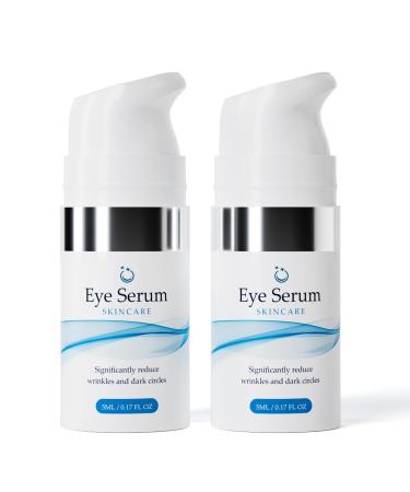 HZENPPOR Eye Cream Visibly Reduces for Bags Under Eyes Bags Dark Circles Treatment Under Eye Bags and Wrinkles Wrinkle Filler 0.17 Fl Oz (Pack of 2)