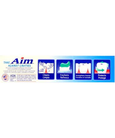Aim Multi-Benefit Ultra Mint Cavity Protection Gel- 5.5 Oz (Pack of 5) - Buy Online on GoSupps.com