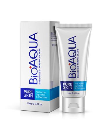 BIOAQUA Skin Care Acne Face Treatment Removal Cleanser Cream Spots Scar Blemish Mark 100g