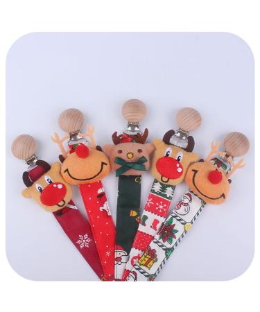 Buy TIAN-K Christmas Motif Elk Pacifier Chain | Newborn Teething Toy | International Shipping - Buy Online on GoSupps.com