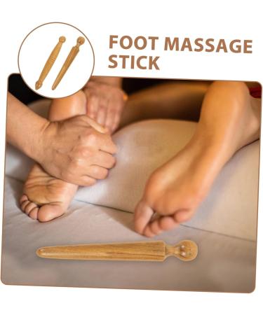 Minkissy 2-in-1 Lobaby Massage Roller & Body Hammer - Wooden Multi-Functional Meridian Massage Device for Neck & Foot Relief - Buy Online on GoSupps.com
