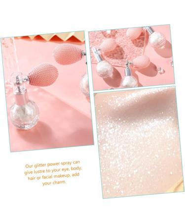 FOMIYES Makeup Shimmer Spray 2pcs High Gloss Dusting Hair Glitter Spray Glitter Body Spray Miss Highlighter Pearlescent 7.5x7cm x2pcs Whitex2pcs - Buy Online on GoSupps.com