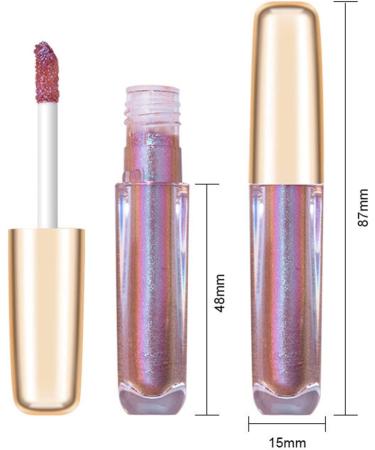 6 Colors Chameleons Liquid Eyeshadow Color Eye Makeup Face Makeup Single Color Liquid Highlight 3ML Organic Oily Skin Mattifying Foundation Base (E One Size) - Buy Online on GoSupps.com