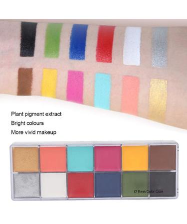 12 Colors Waterproof Body Paint - Sweatproof Makeup for Halloween & Parties | DIY Face & Graffiti Art - Buy Online on GoSupps.com