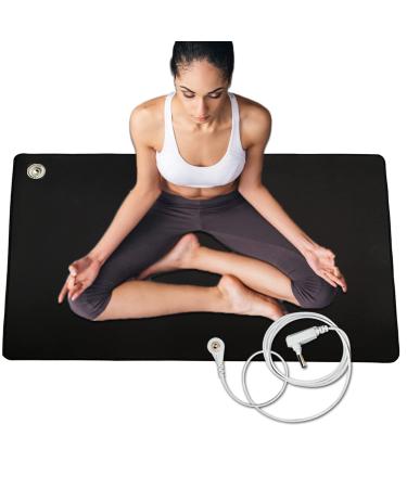 Groundmate reduces pain connects again with the earth EMF recovery 89.9 x 60.9 cm fits better work sleep support and helps with anxiety.35.4x23.6 inches