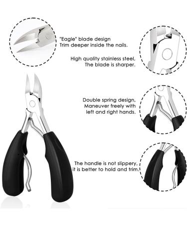 Precision Nail Clippers: Best Tool for Thick or Ingrown Nails, Fungus Nails, Pedicure, and Manicure - Buy Online on GoSupps.com