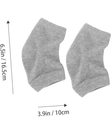 minkissy 2 Pairs Gel Heel Socks Aloe Socks Essential Oils Socks Open Toe Socks Gel Moisturising Socks Breathable Socks Silicone Gel Anti-Crack Socks Men and Women Ordinary Protector Cotton - Buy Online on GoSupps.com