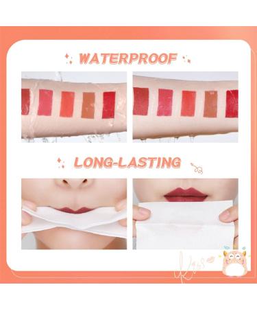 rongweiwang 25g Matte Lipstick Waterproof Long Lasting Travel Handbag Lip Gloss Nonstick Cup Makeup Accessories Girlfriend Gifts Type 4 - Buy Online on GoSupps.com