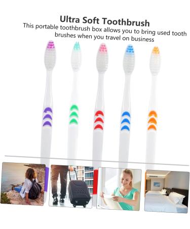 CliSpeed 60-Pack Extra Soft Disposable Travel Toothbrushes Vegan Manual Cleaning Brushes for Hotels & Travel - Buy Online on GoSupps.com