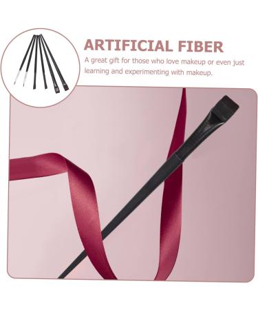 NOLITOY 6pcs Eyeliner Makeup Brush Angled Makeup Brush Line Fine Practical Eyeliner Brush Make up Flat Brush - Buy Online on GoSupps.com