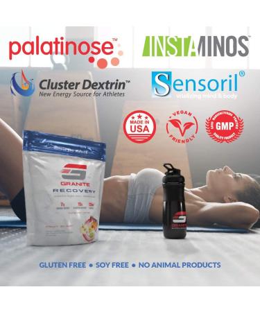 Granite Recovery Intra-Workout (Watermelon) for Max Performance & Muscle Growth | Enhanced Recovery & Stress Relief | Essential Amino Acids + Cluster Dextrin + Sensoril | Gluten & Soy Free | Made in USA - Buy Online on GoSupps.com