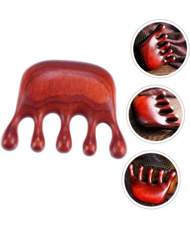 Magiclulu Wooden Massage Comb - Scalp Massager & Hair Comb for Improved Circulation | International Shipping Available - Buy Online on GoSupps.com