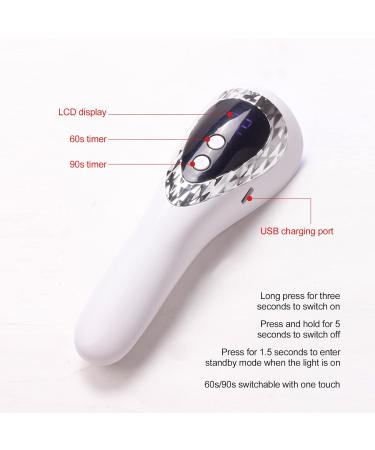 UV Nail Lamp Layhou Mini UV Nail Lamp with LCD Display Rechargeable USB Handheld Nail Lamp with 60s 90s Timer Portable Nail Lamp With for Girls and Women - Buy Online on GoSupps.com
