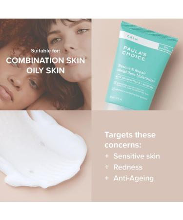 Paula's Choice CALM Light Soothing Repairing Night Cream - Visibly reinforces & Targets Wrinkles - For Sensitive Skin - Confluent Polypore - Combination to Oily Skin - 60 ml - Buy Online on GoSupps.com