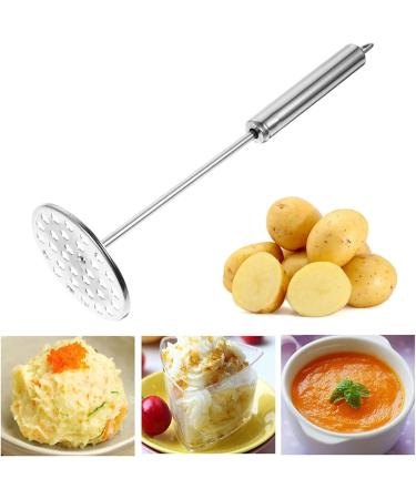 Hemoton Carrot Cookware 2pcs Potato Masher Stainless Steel with Fine Mesh Platter Fruit Cooking Tools for Bead Fruits Yams Baby Food (Silver) Garlic Smasher Press - Buy Online on GoSupps.com