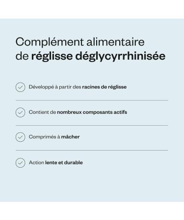 DGL 500 - Extrait de Racine de R glisse - Reflux Gastro-Intestinal - Contribue R duire les Reflux Acides Douleurs Gastriques Naus es - Comprim s m cher - Vegan - Sans Gluten - Supersmart - Buy Online on GoSupps.com