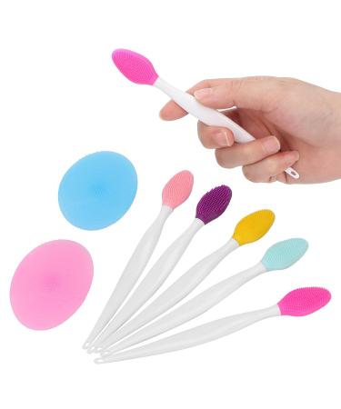 Mini Facial Cleansing Brush Set | Silicone Exfoliating Pore Cleaner for Smooth Skin - Buy Online on GoSupps.com