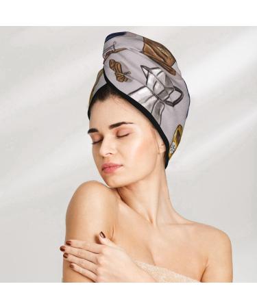 Shop Antique Vintage Teapot & Coffee Grinder | Super Absorbent Microfiber Hair Towel Wrap for Women Perfect for Long Curly & Thick Hair - Buy Online on GoSupps.com