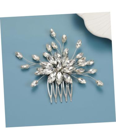 Housoutil Hair Comb Prom Headpiece Rhinestone Headband Bridal Tiara Wedding Hair Wedding Headband Prom Headband Diamond Headpiece Wedding Tiara Accessories Horse Eye Bride Alloy - Buy Online on GoSupps.com