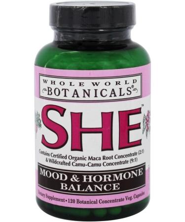 Whole World BOTANICALS She Mood & Hormone Support 120 CT - Natural Solution for Women's Wellbeing - Buy Online on GoSupps.com