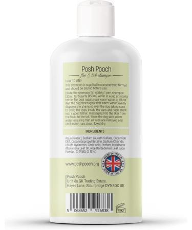 Flea & Tick Shampoo For Dogs 500ml Naturally Washes Out Harvest Mites Ticks Fleas & Insects Soothes & Helps Prevent Further Bites Concentrated Natural 15:1 Anti-Bac Itch Dry Cracked Skin Shampoo - Buy Online on GoSupps.com