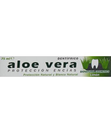 Bionatural Toothpaste with Aloe Vera & Lemon - 75 ml | Natural Oral Care for Bright Smiles - Buy Online on GoSupps.com