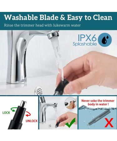 2023 Professional 3-in-1 Hair Shaver Kit for Men | Painless Ear Nose & Body Groomer | Dual-Edge Trimmer & Easy Cleansing - Buy Online on GoSupps.com