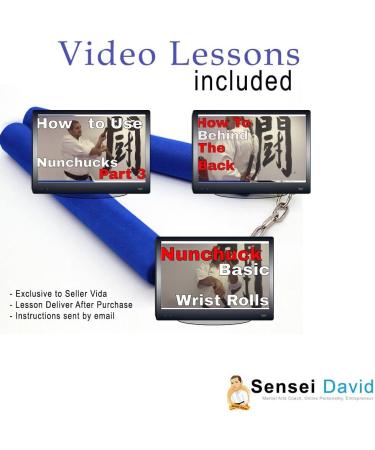 Sensei David Foam Nunchucks with Video Lessons - Master the Art of Nunchaku - Buy Online on GoSupps.com