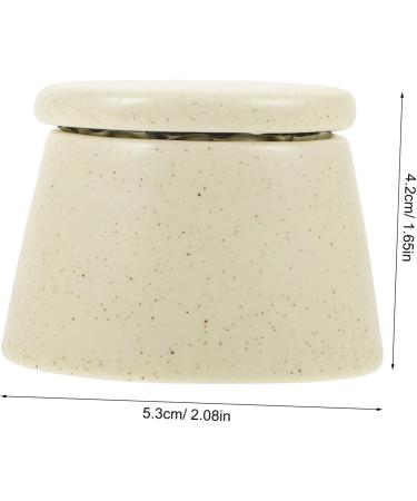 Ipetboom Japanese Manicure Brush Cup Nail Brush Dappen Cup Nail Dish Cups Acrylic Nail Dappen Dish with Lid Manicure Nail Dish Cup Nail Cup Ceramics Nail Supplies With Cover - Buy Online on GoSupps.com