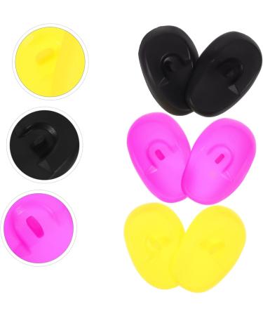Beatifufu 3 Pairs Silicone Ear Covers Ear Protectors Ear Covers When Coloring Hair Ear Caps for Hair Dye Ear Water Protection Hair Coloring Ear Covers Reusable Ear Covers Ear Shower Caps - Buy Online on GoSupps.com