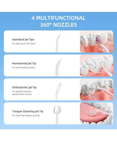 Replacement Heads for Water Flosser | Fast International Shipping - Shop Now - Buy Online on GoSupps.com