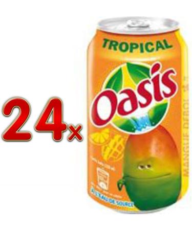 Oasis Tropical 33cl (pack of 24) - Buy Online on GoSupps.com