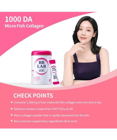 BB LAB Good Night Collagen Low Molecular Collagen Powder Stick Supplement Marine Collagen Fish Collagen Vitamin C Hyaluronic Acid 17 Probiotics Fast Absorption Mix Berry Flavor (Pack of 3) Refreshing Berry 0.7 Ounce  - Buy Online on GoSupps.com