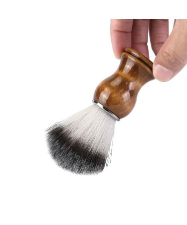 Faletony Premium Shaving Brush - High-Quality Natural Hair Brush for Men | Perfect Gift | Omega Razor Brush & Wood Handle - Buy Online on GoSupps.com