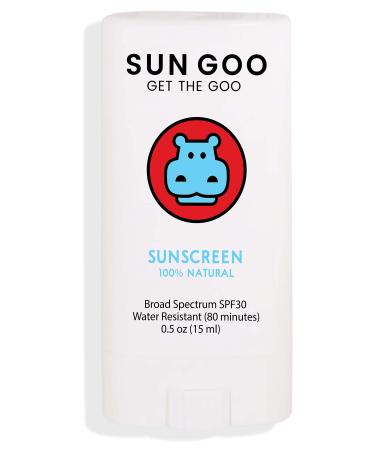 Mineral Sunscreen Stick SPF 30 for Face and Body Broad Spectrum Solar Protection for Kids Adults Sensitive Skin - Water Resistant - Natural Organic Reef Safe Zinc Oxide Sunblock for Surf and Sport