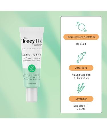Buy Honey Pot Company Feminine Anti-Itch Cream - Maximum Strength Relief for Itching & Discomfort - 1 fl. Oz. | Fast International Shipping - Buy Online on GoSupps.com