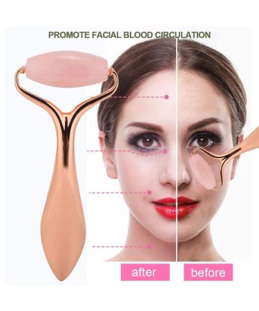 Jade Roller Face Massage Tool - Anti-Aging & Eye Care - Reduce Swelling & Dark Circles - Skin Tightening & Multifunctional Face Massager for All Skin Types - Buy Online on GoSupps.com