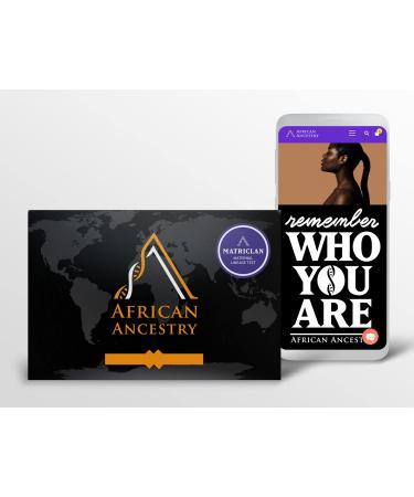 African Ancestry Personal Genetic Ancestry DNA Test Kit: African Ethnicity and African Country, Maternal Line, MatriClan Test Kit