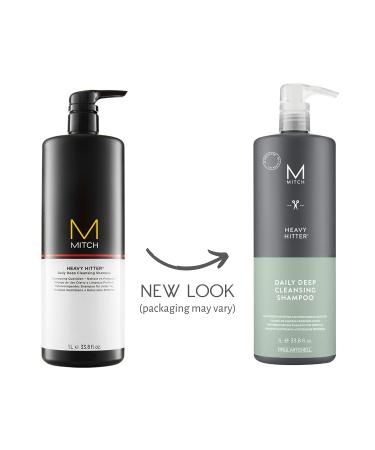 Paul Mitchell MITCH Heavy Hitter Daily Deep Cleansing Shampoo for Men - 33.8 Fl Oz - All Hair Types - Buy Online on GoSupps.com
