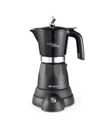 CAFETERA ELECTRICA NEGRA MOKA AROMA 6/4 TAZAS Noir