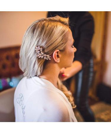 Jakawin Rhinestone Bride Wedding Hair Comb | Silver Crystal Bridal Hair Accessories HC047S - Buy Online on GoSupps.com